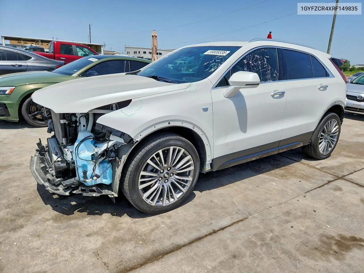2024 Cadillac Xt4 Premium Luxury VIN: 1GYFZCR4XRF149835 Lot: 59009336