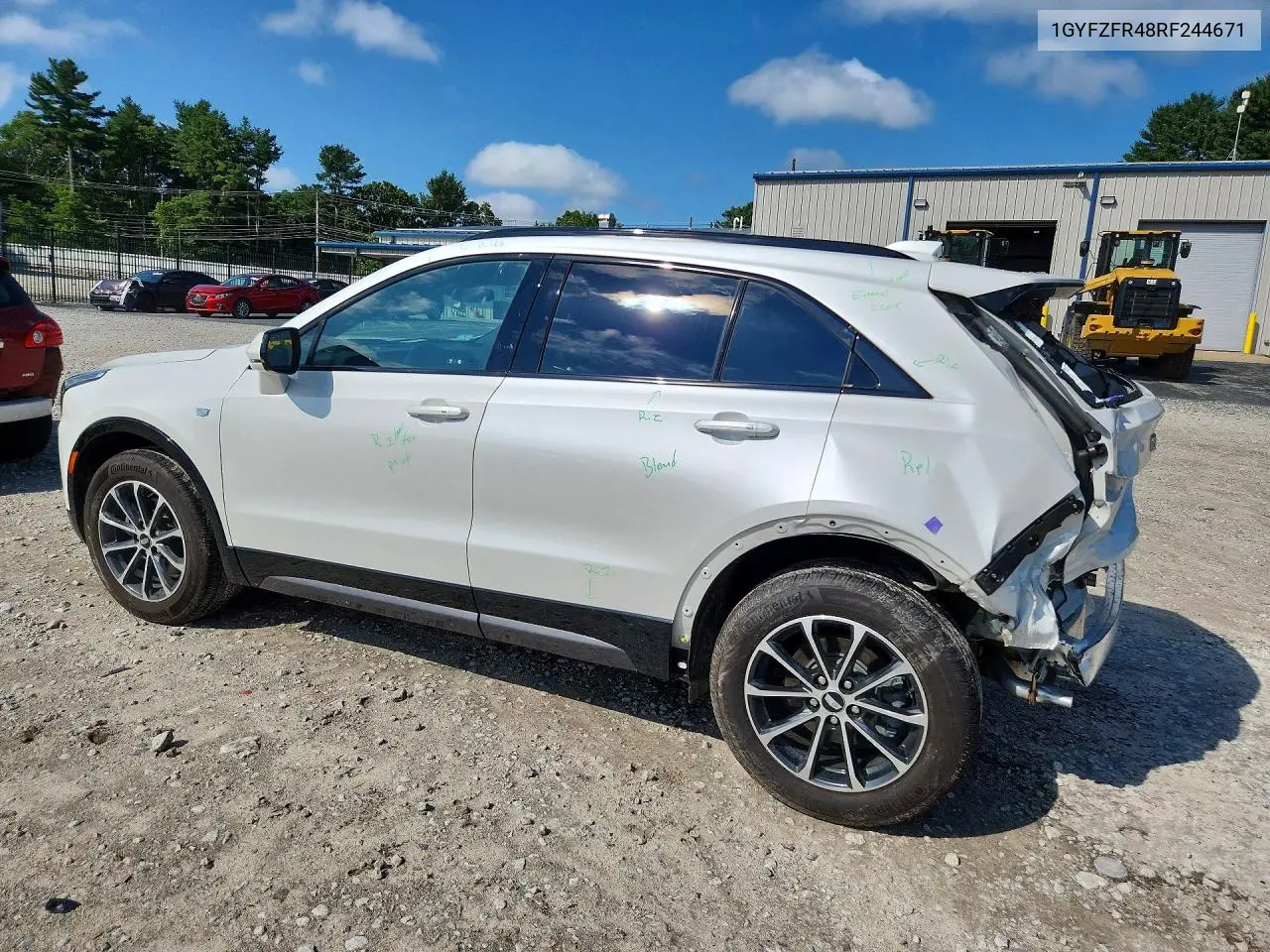 2024 Cadillac Xt4 Sport VIN: 1GYFZFR48RF244671 Lot: 59844496