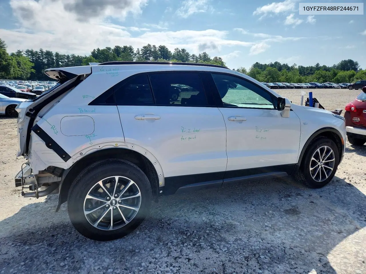 2024 Cadillac Xt4 Sport VIN: 1GYFZFR48RF244671 Lot: 59844496