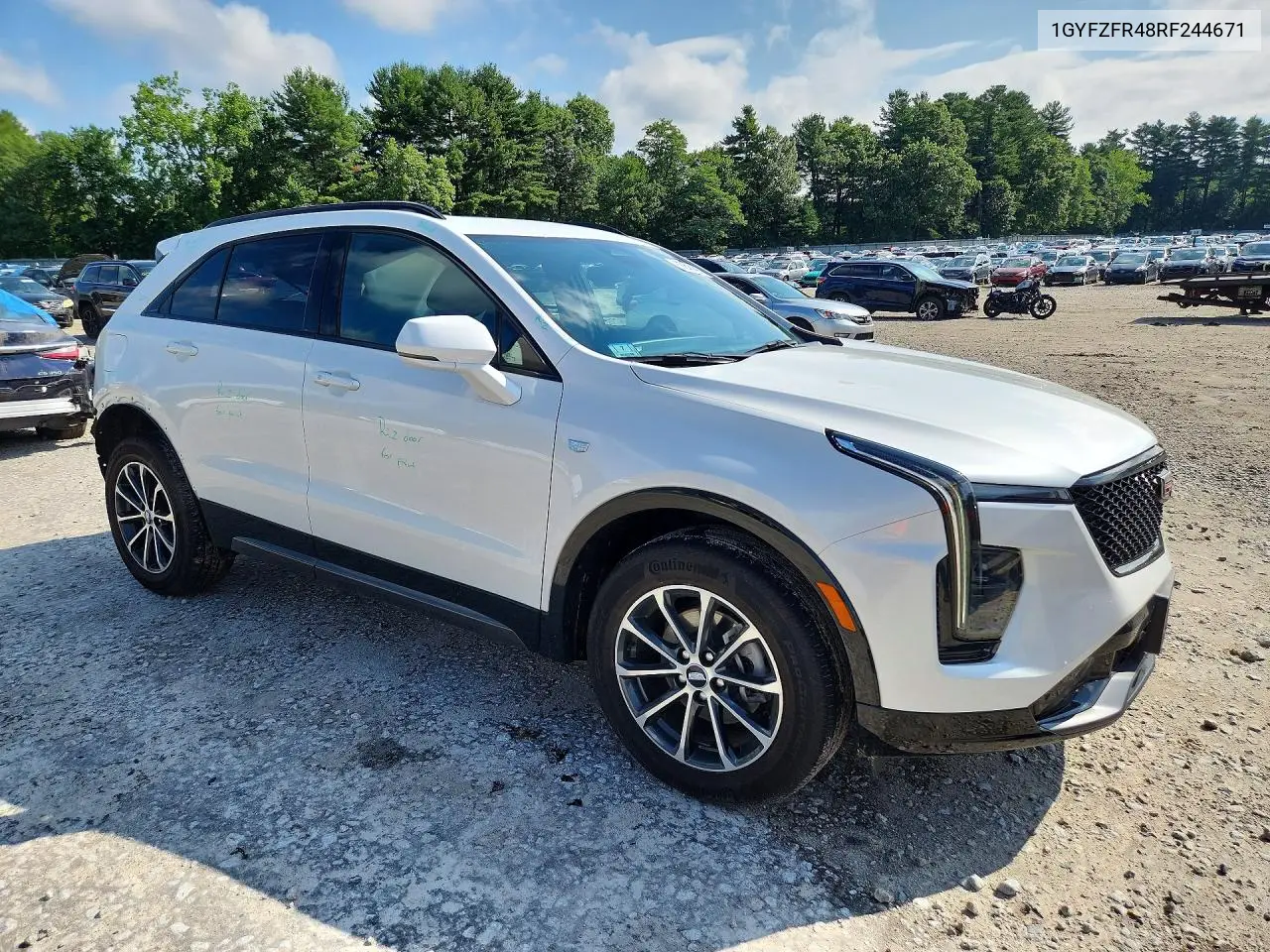 2024 Cadillac Xt4 Sport VIN: 1GYFZFR48RF244671 Lot: 59844496