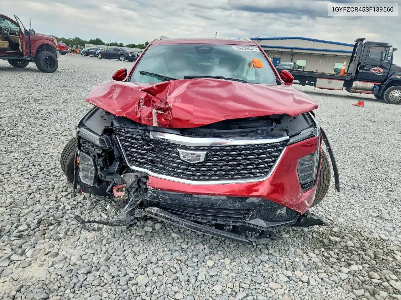 2025 Cadillac Xt4 Premium Luxury VIN: 1GYFZCR45SF139560 Lot: 56666046