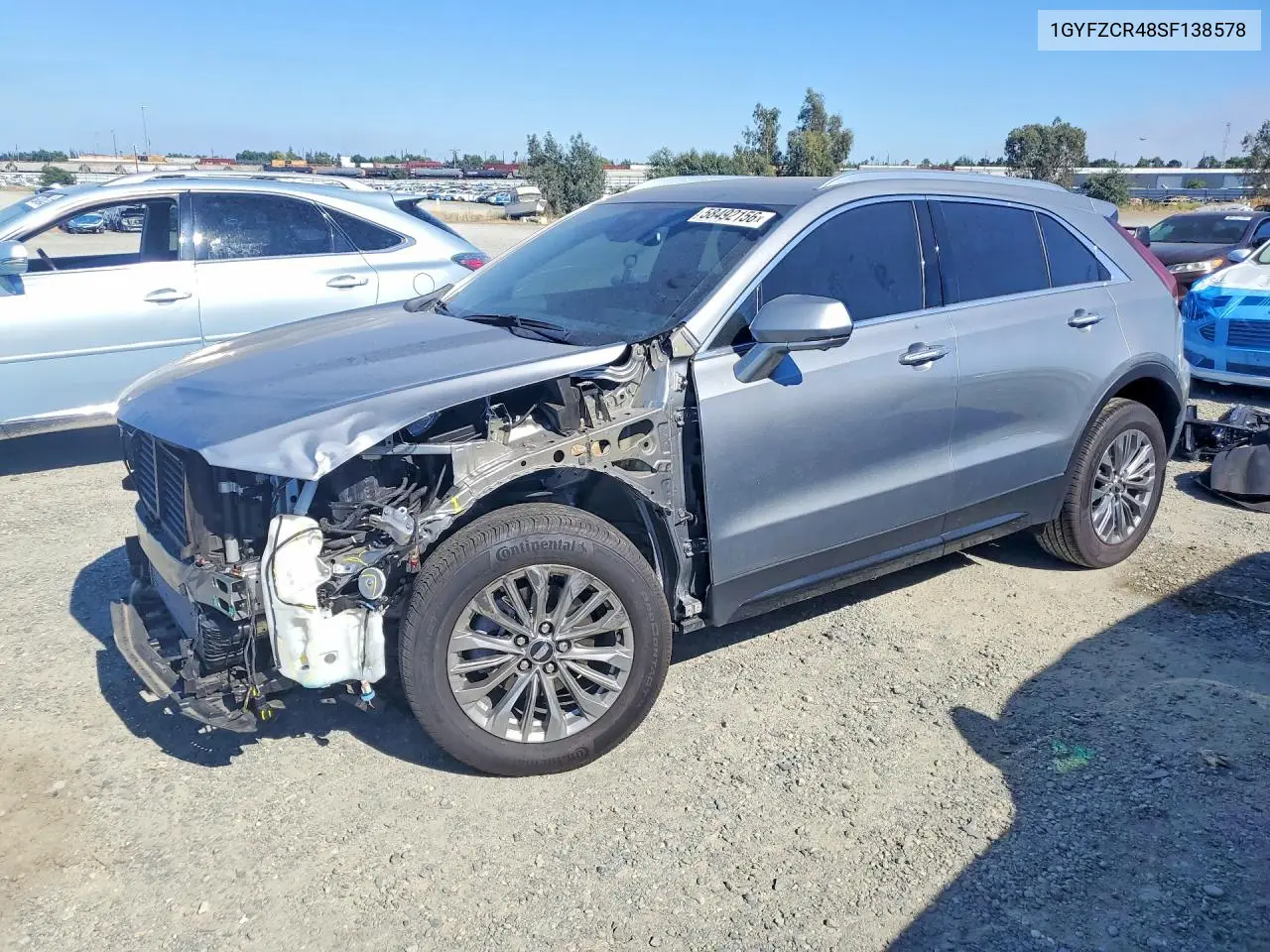 2025 Cadillac Xt4 Premium Luxury VIN: 1GYFZCR48SF138578 Lot: 58492156