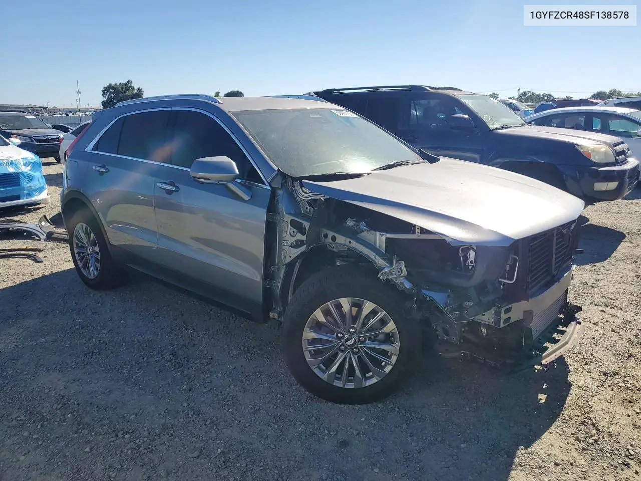 2025 Cadillac Xt4 Premium Luxury VIN: 1GYFZCR48SF138578 Lot: 58492156