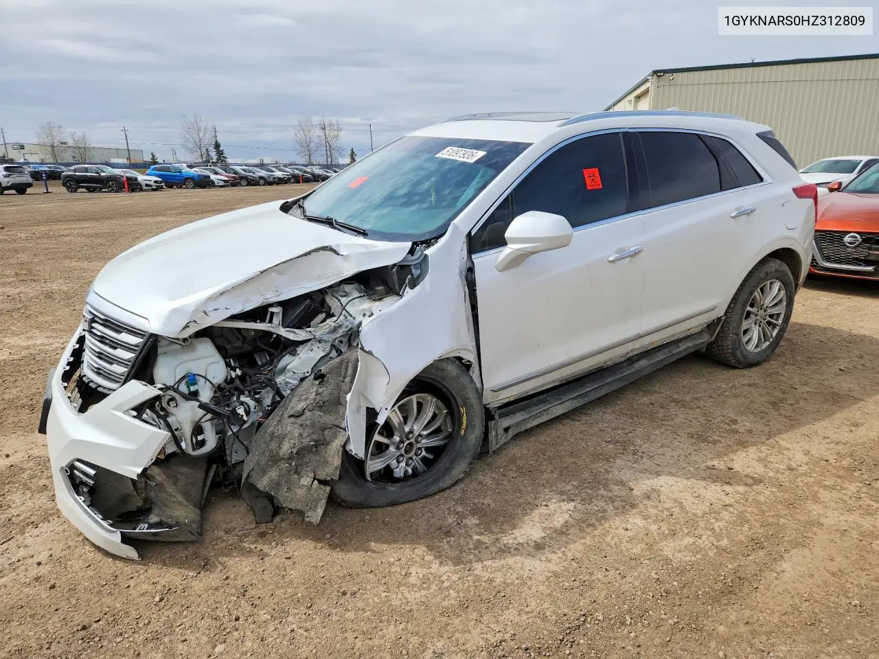 2017 Cadillac Xt5 VIN: 1GYKNARS0HZ312809 Lot: 51097936