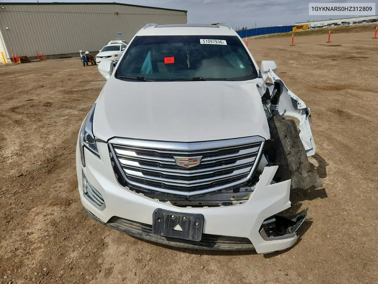 2017 Cadillac Xt5 VIN: 1GYKNARS0HZ312809 Lot: 51097936