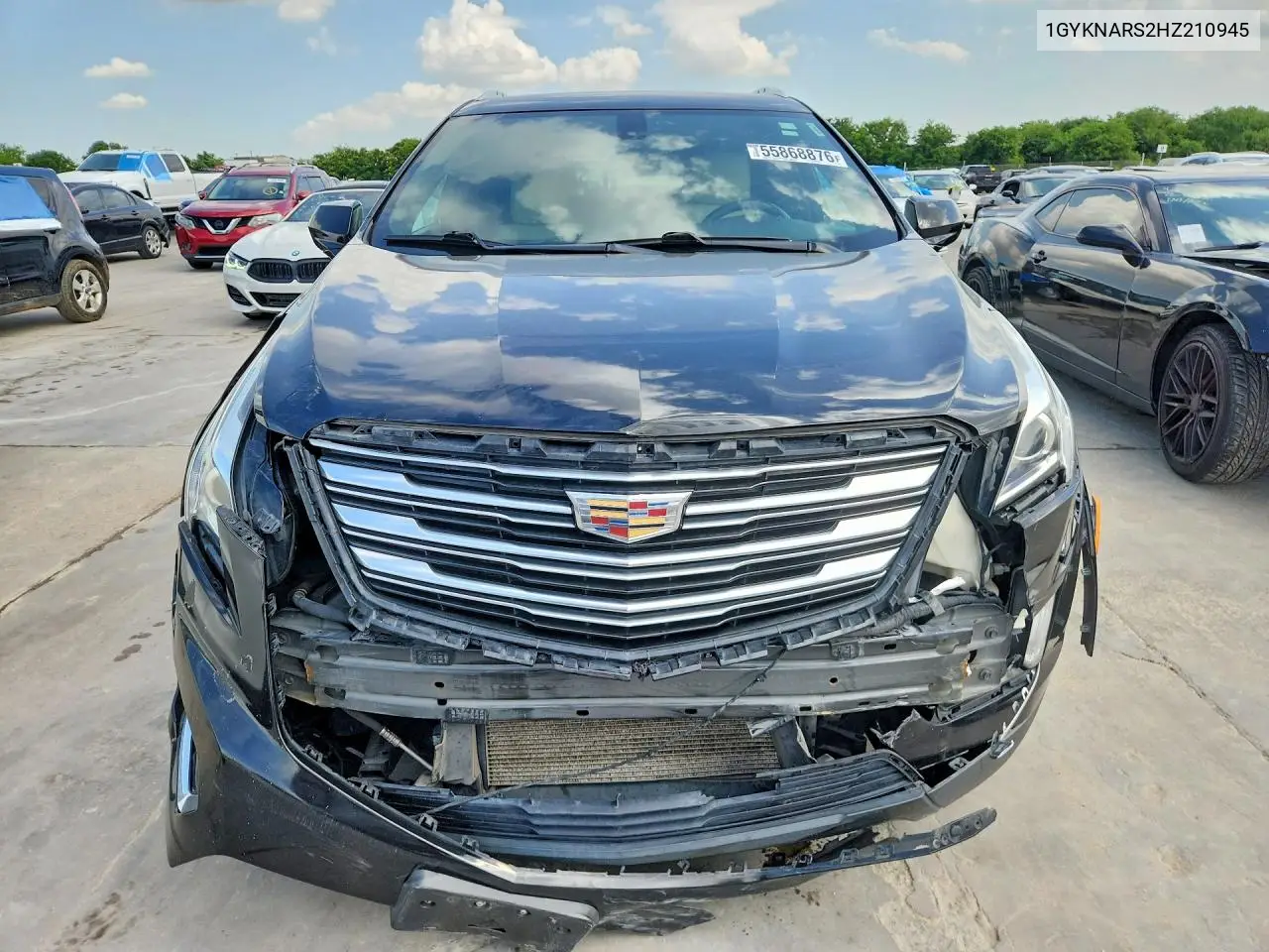 2017 Cadillac Xt5 VIN: 1GYKNARS2HZ210945 Lot: 55868876