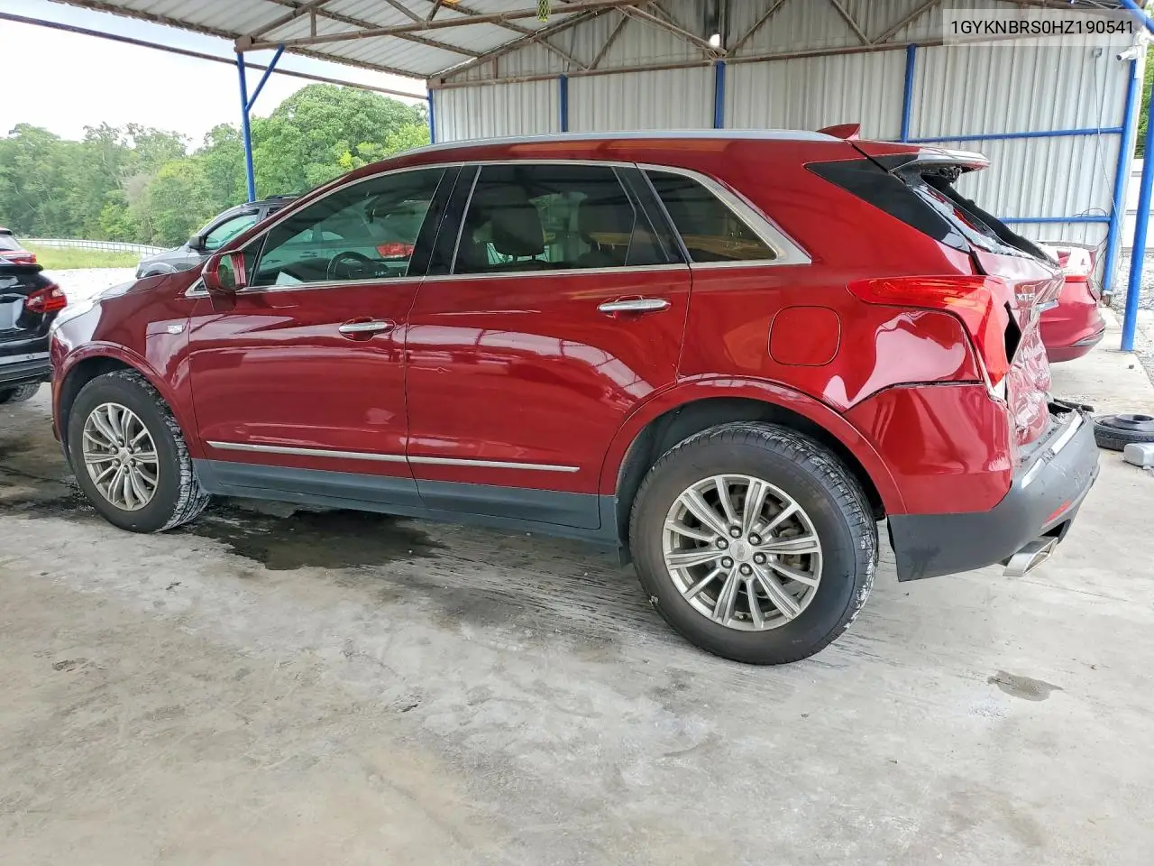 2017 Cadillac Xt5 Luxury VIN: 1GYKNBRS0HZ190541 Lot: 57000306