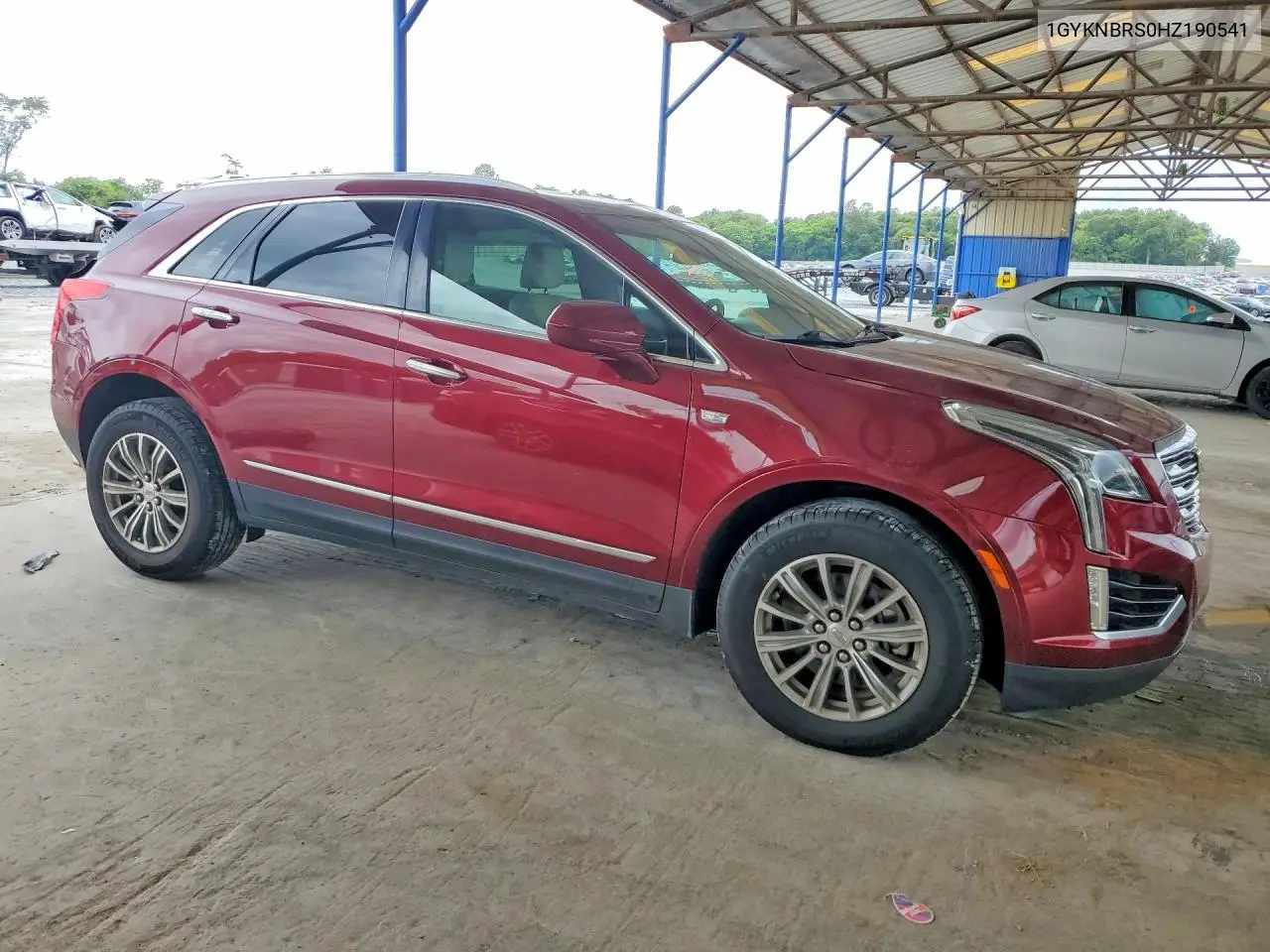 2017 Cadillac Xt5 Luxury VIN: 1GYKNBRS0HZ190541 Lot: 57000306