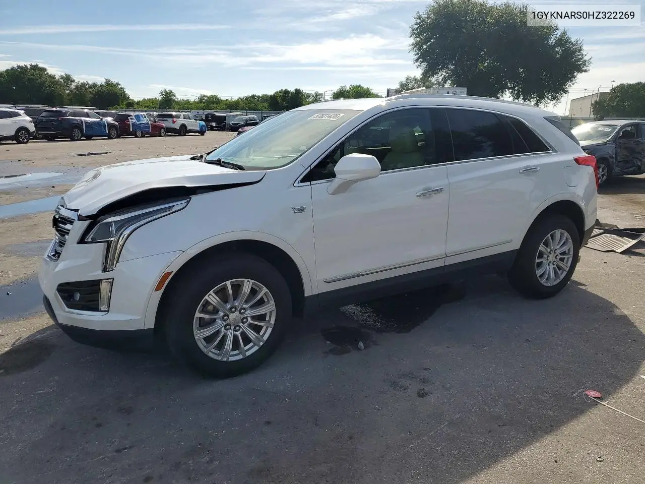 2017 Cadillac Xt5 VIN: 1GYKNARS0HZ322269 Lot: 57821436
