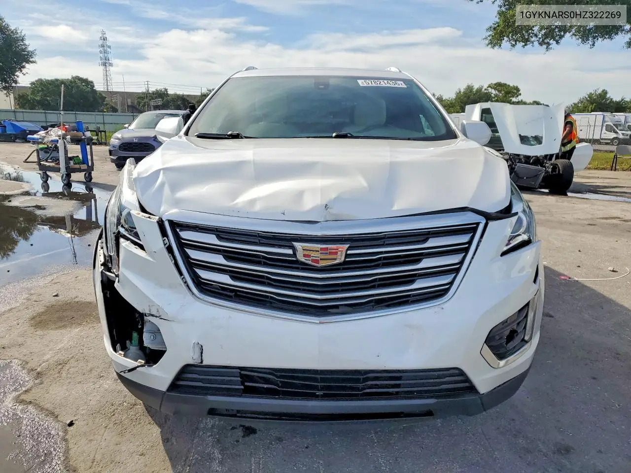 2017 Cadillac Xt5 VIN: 1GYKNARS0HZ322269 Lot: 57821436