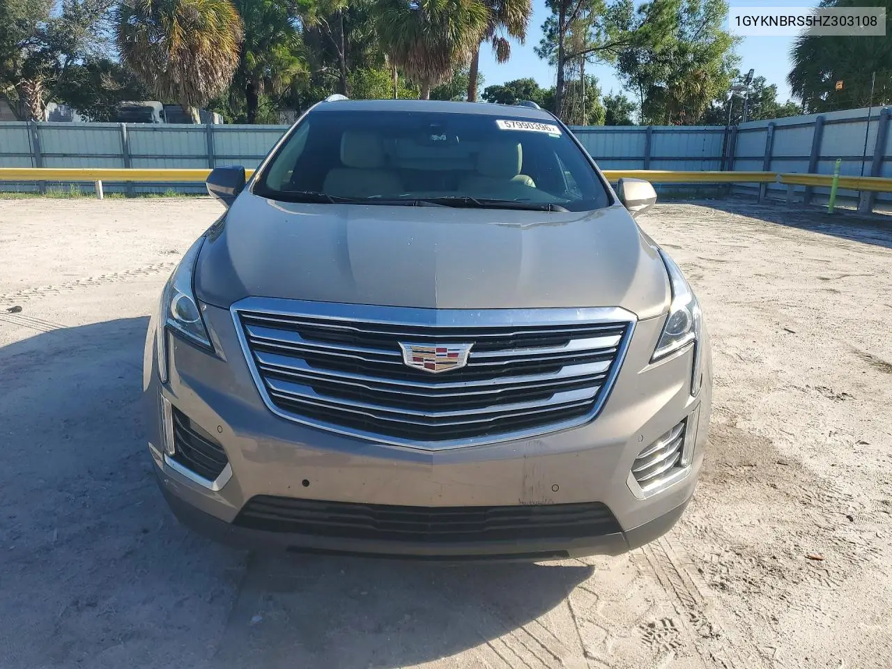 2017 Cadillac Xt5 Luxury VIN: 1GYKNBRS5HZ303108 Lot: 57990396
