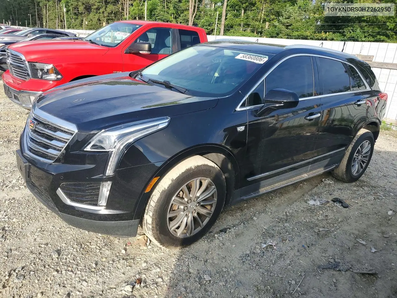 2017 Cadillac Xt5 Luxury VIN: 1GYKNDRS0HZ262950 Lot: 58360806