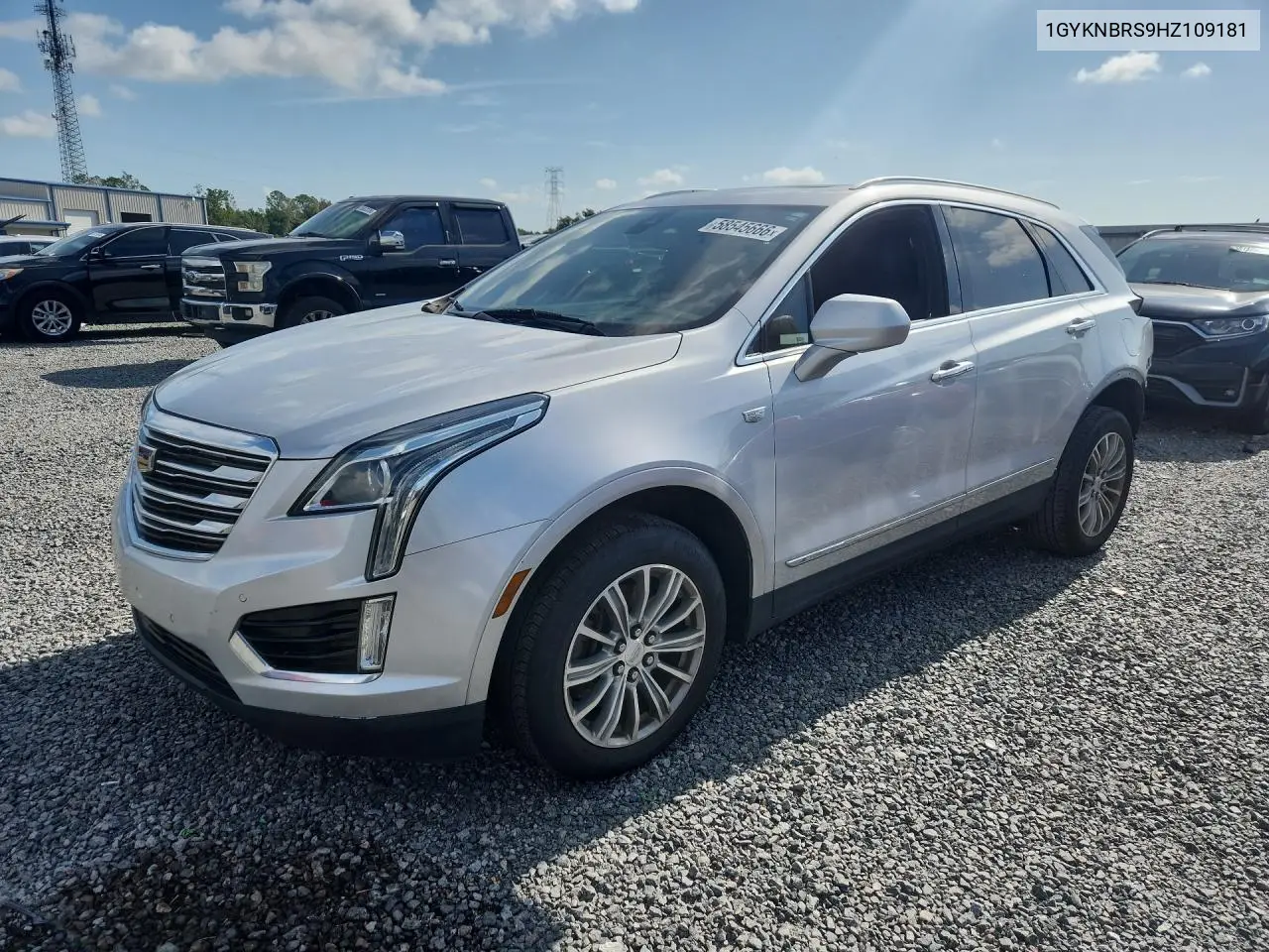 2017 Cadillac Xt5 Luxury VIN: 1GYKNBRS9HZ109181 Lot: 58545666
