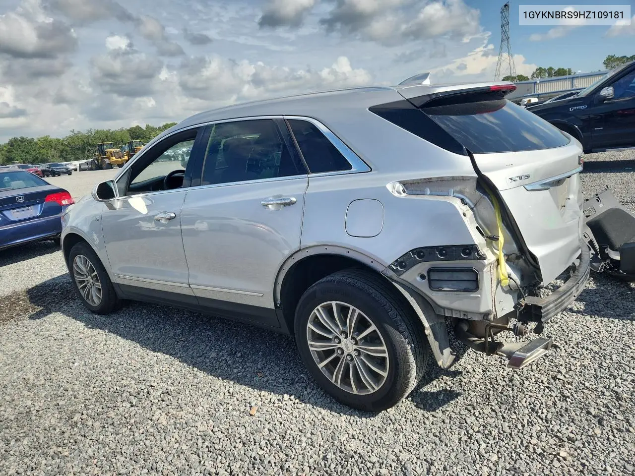 2017 Cadillac Xt5 Luxury VIN: 1GYKNBRS9HZ109181 Lot: 58545666