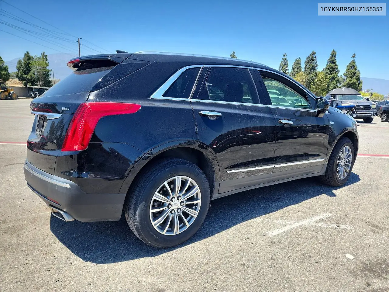 2017 Cadillac Xt5 Luxury VIN: 1GYKNBRS0HZ155353 Lot: 58630876