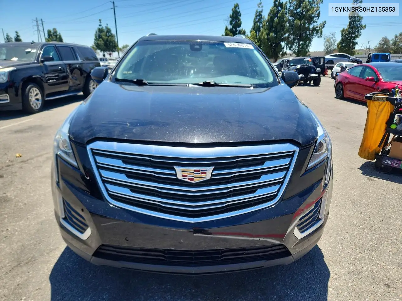 2017 Cadillac Xt5 Luxury VIN: 1GYKNBRS0HZ155353 Lot: 58630876