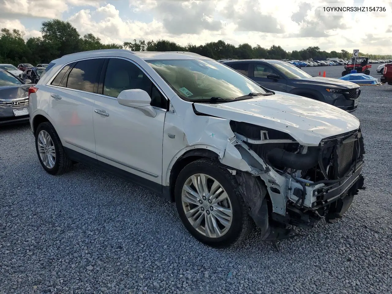 2017 Cadillac Xt5 Premium Luxury VIN: 1GYKNCRS3HZ154736 Lot: 58968036