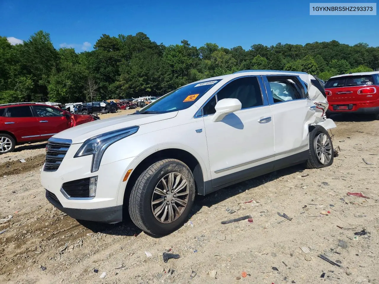 2017 Cadillac Xt5 Luxury VIN: 1GYKNBRS5HZ293373 Lot: 58976946