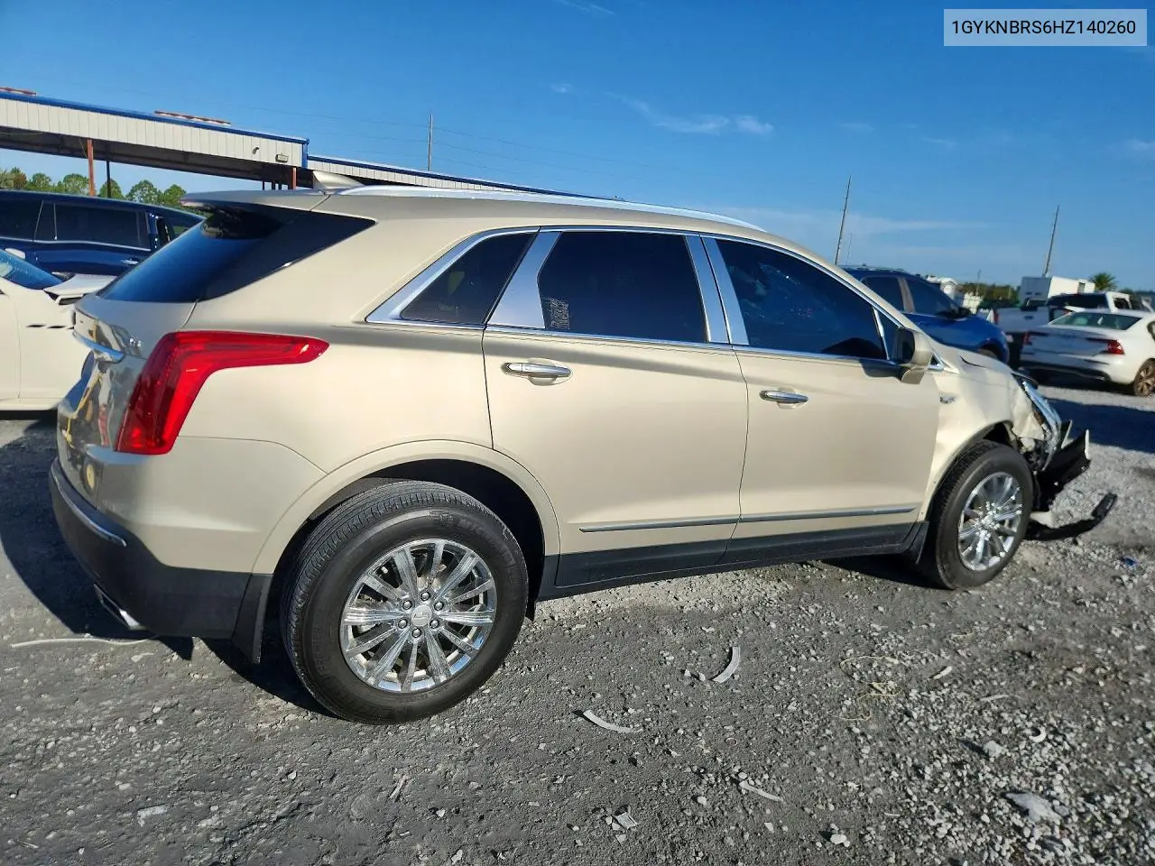 2017 Cadillac Xt5 Luxury VIN: 1GYKNBRS6HZ140260 Lot: 59269496
