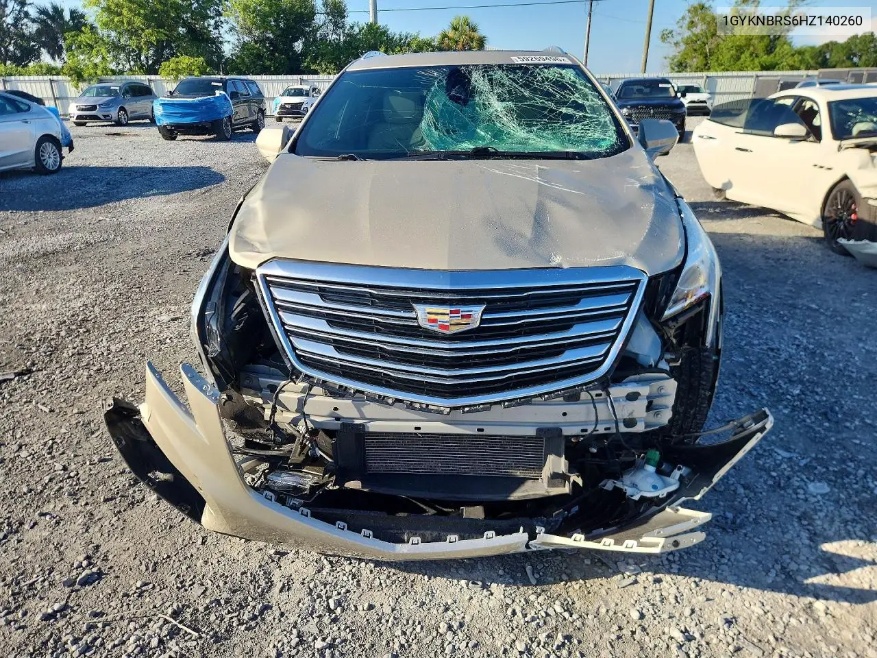 2017 Cadillac Xt5 Luxury VIN: 1GYKNBRS6HZ140260 Lot: 59269496