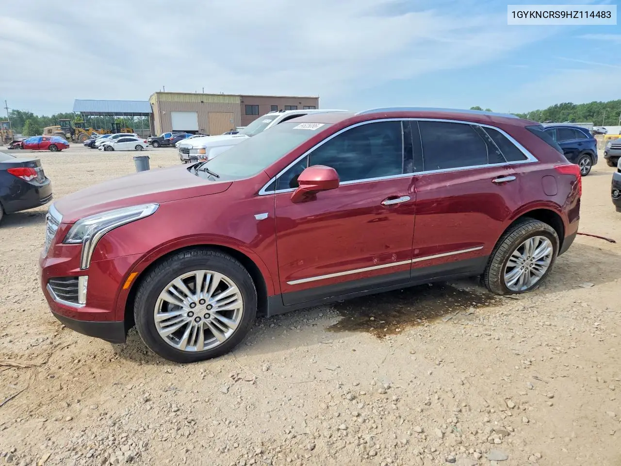 2017 Cadillac Xt5 Premium Luxury VIN: 1GYKNCRS9HZ114483 Lot: 59625086