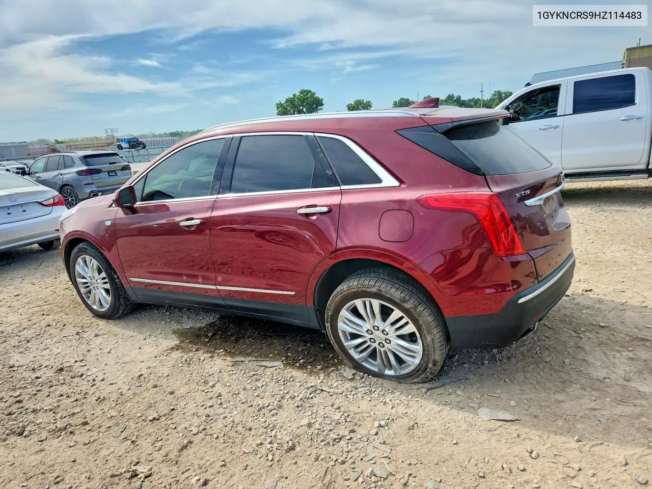 2017 Cadillac Xt5 Premium Luxury VIN: 1GYKNCRS9HZ114483 Lot: 59625086