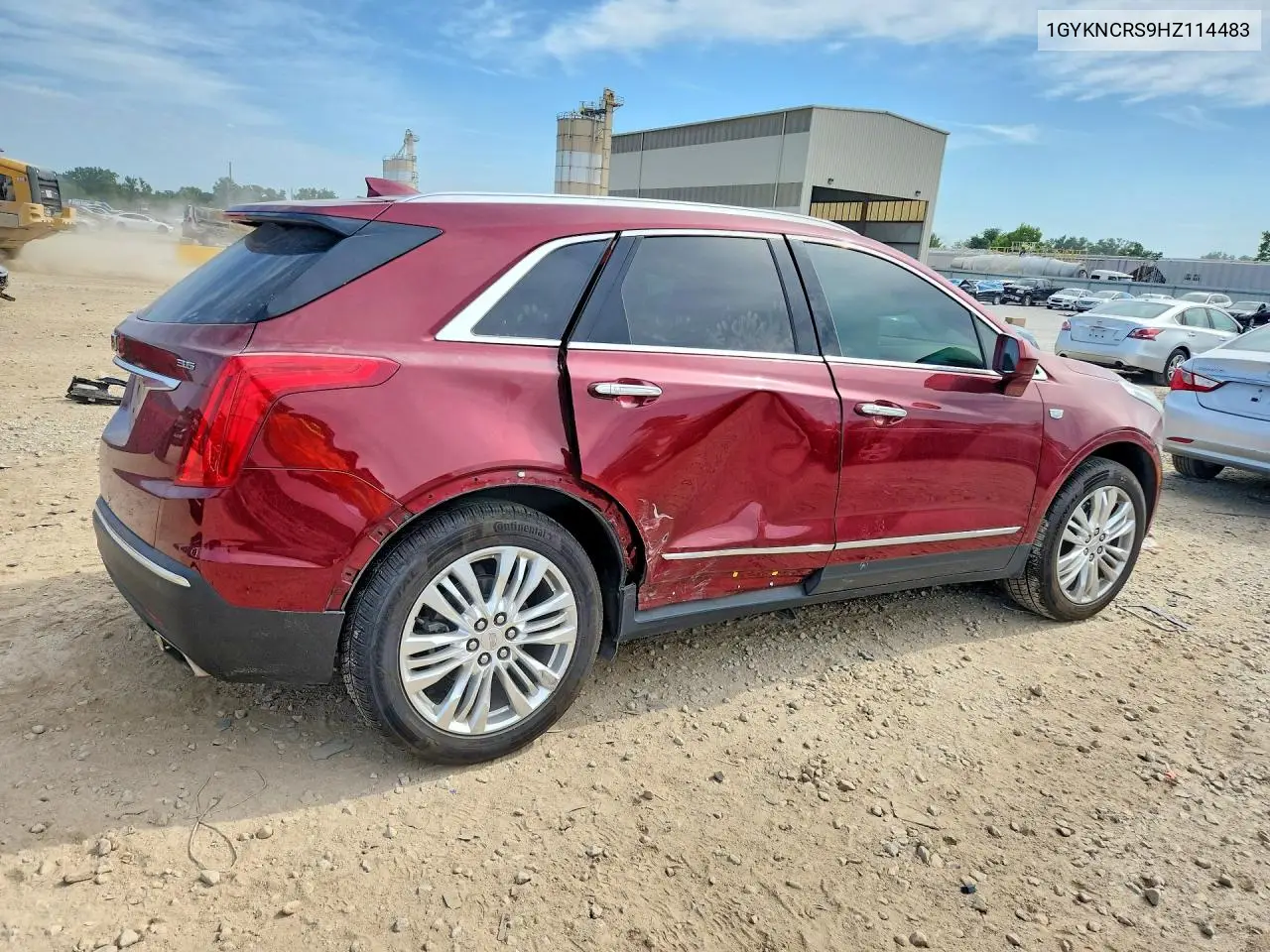 2017 Cadillac Xt5 Premium Luxury VIN: 1GYKNCRS9HZ114483 Lot: 59625086