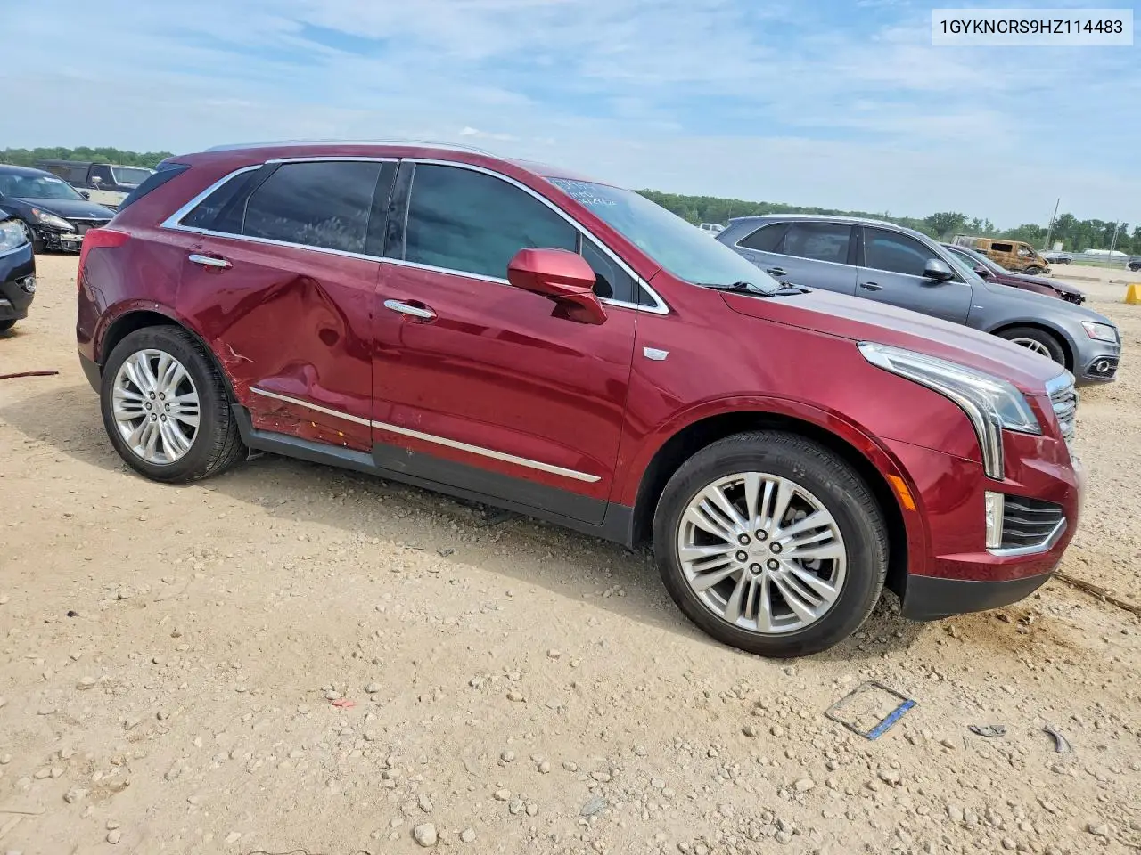 2017 Cadillac Xt5 Premium Luxury VIN: 1GYKNCRS9HZ114483 Lot: 59625086