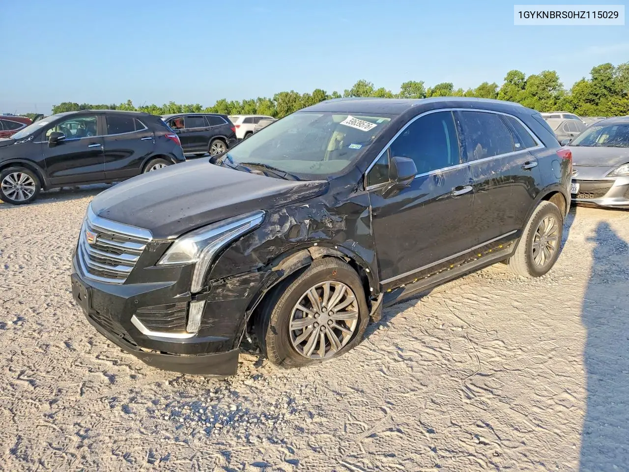 2017 Cadillac Xt5 Luxury VIN: 1GYKNBRS0HZ115029 Lot: 59639576
