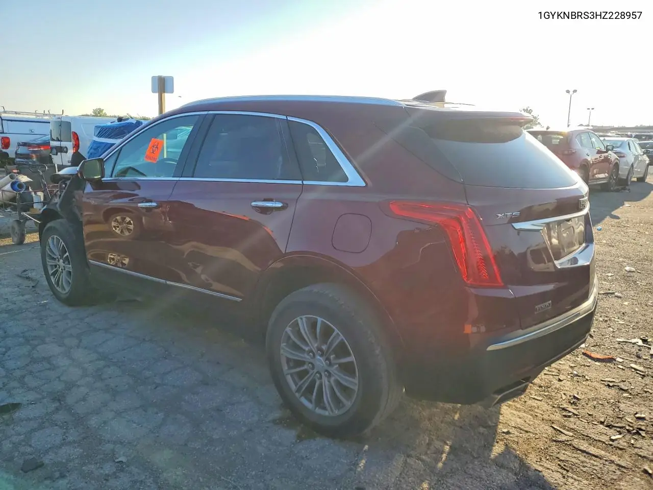 2017 Cadillac Xt5 Luxury VIN: 1GYKNBRS3HZ228957 Lot: 59877326