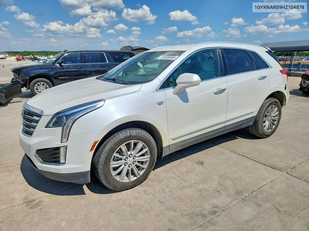 2017 Cadillac Xt5 VIN: 1GYKNARS9HZ104878 Lot: 59906696