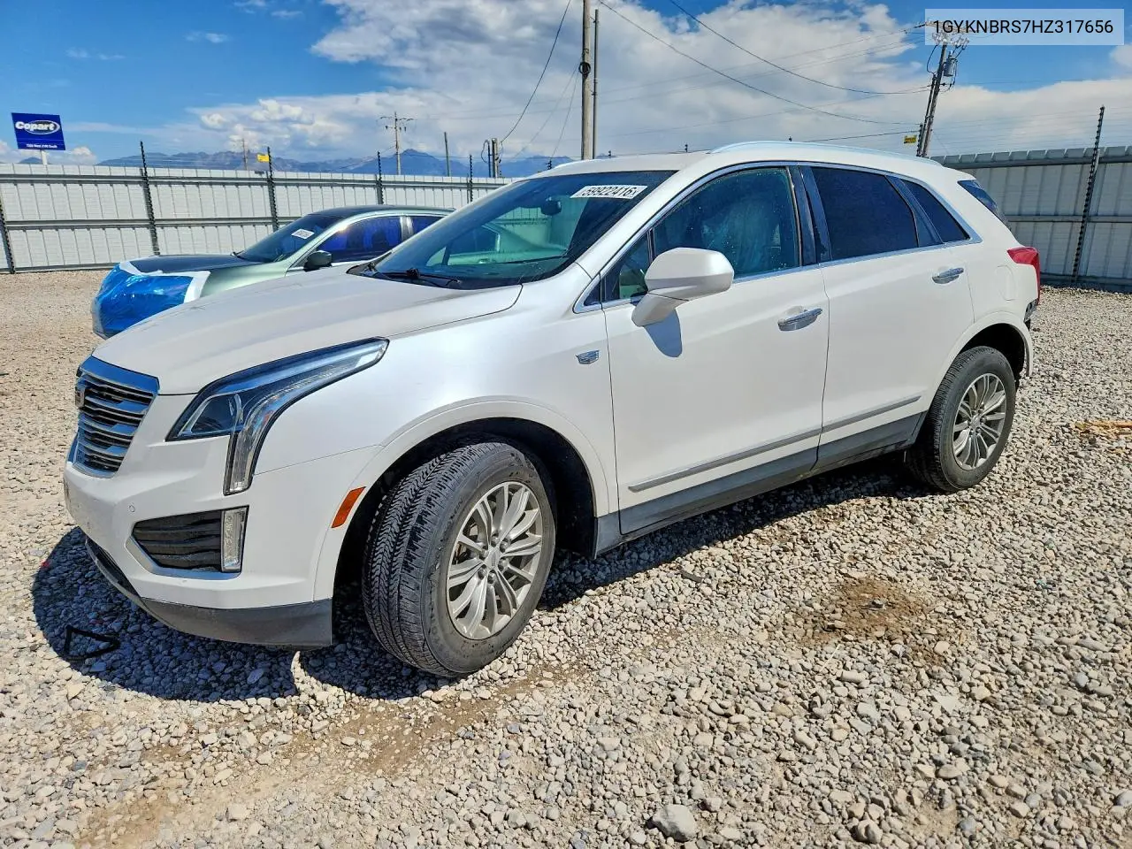 2017 Cadillac Xt5 Luxury VIN: 1GYKNBRS7HZ317656 Lot: 59922416