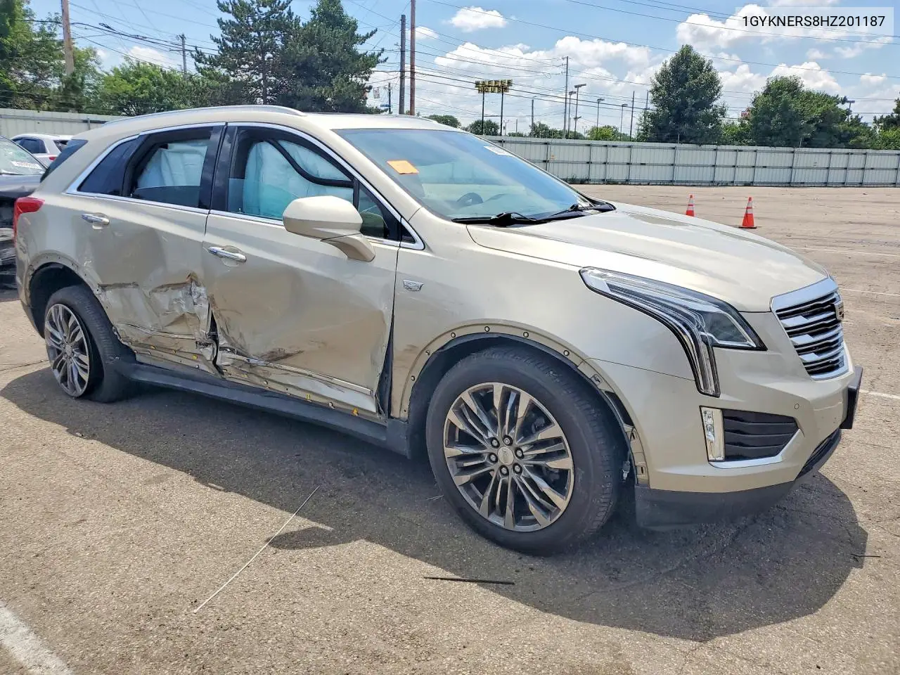2017 Cadillac Xt5 Premium Luxury VIN: 1GYKNERS8HZ201187 Lot: 60001856