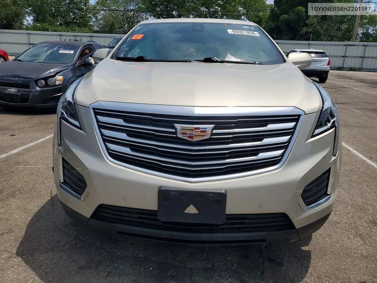 2017 Cadillac Xt5 Premium Luxury VIN: 1GYKNERS8HZ201187 Lot: 60001856