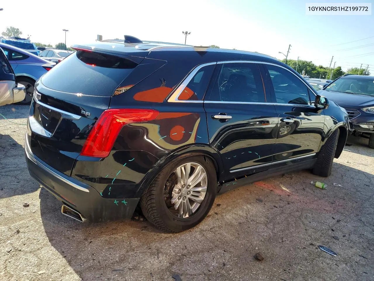 2017 Cadillac Xt5 Premium Luxury VIN: 1GYKNCRS1HZ199772 Lot: 60180476