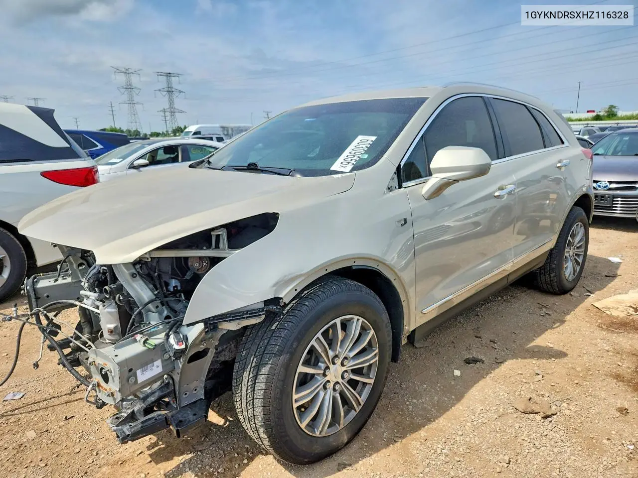 2017 Cadillac Xt5 Luxury VIN: 1GYKNDRSXHZ116328 Lot: 60309656