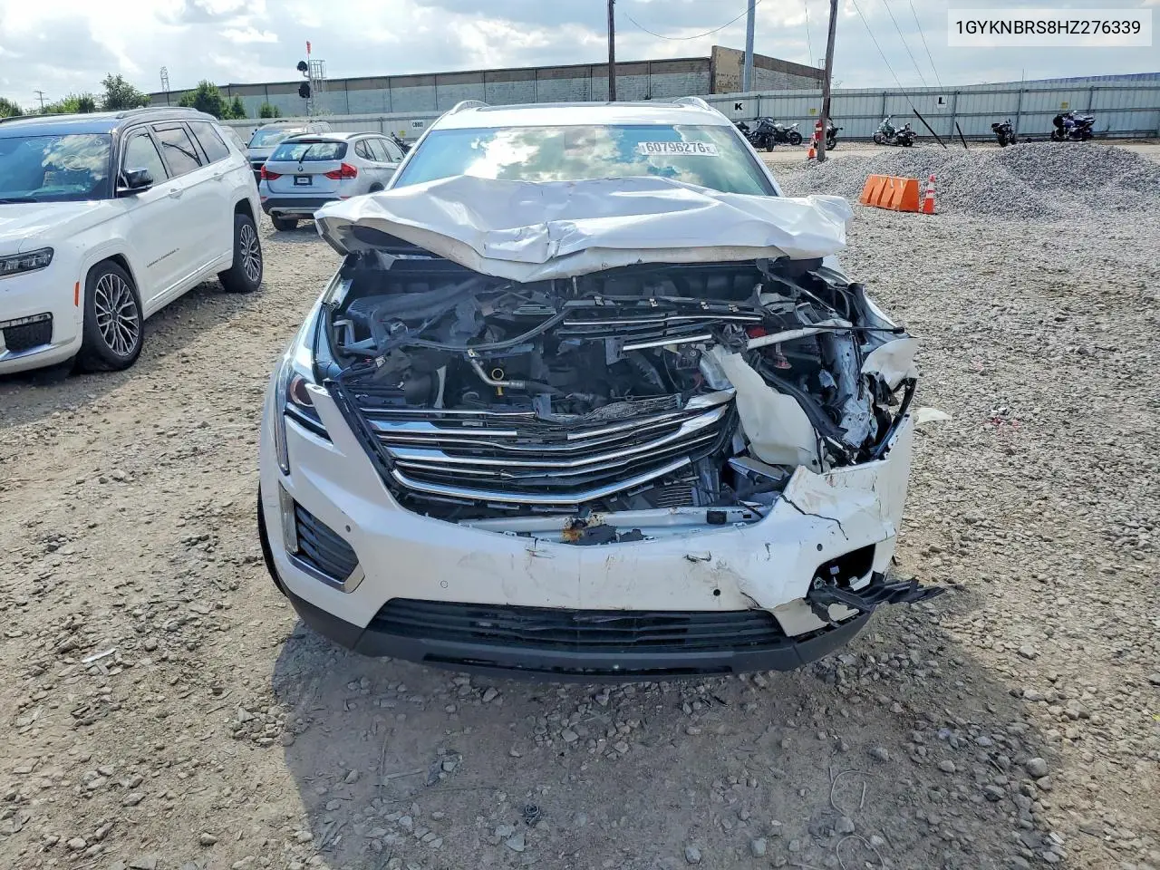 2017 Cadillac Xt5 Luxury VIN: 1GYKNBRS8HZ276339 Lot: 60796276