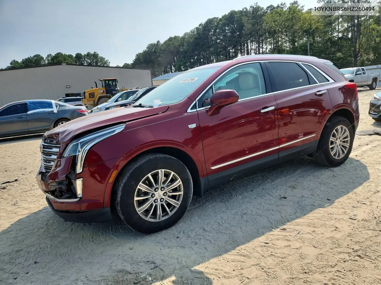 2017 Cadillac Xt5 Luxury VIN: 1GYKNBRS6HZ260494 Lot: 61077296