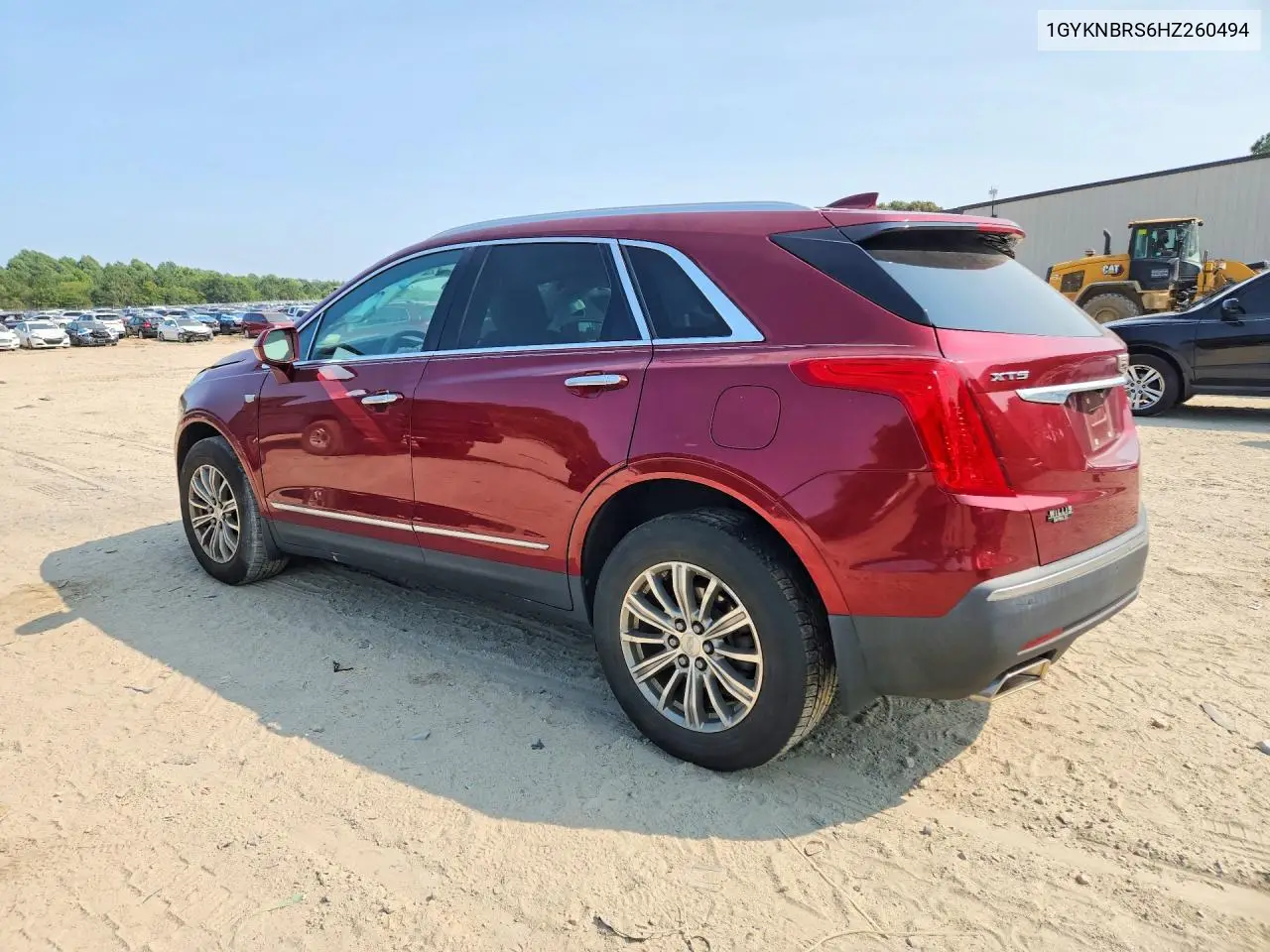 2017 Cadillac Xt5 Luxury VIN: 1GYKNBRS6HZ260494 Lot: 61077296
