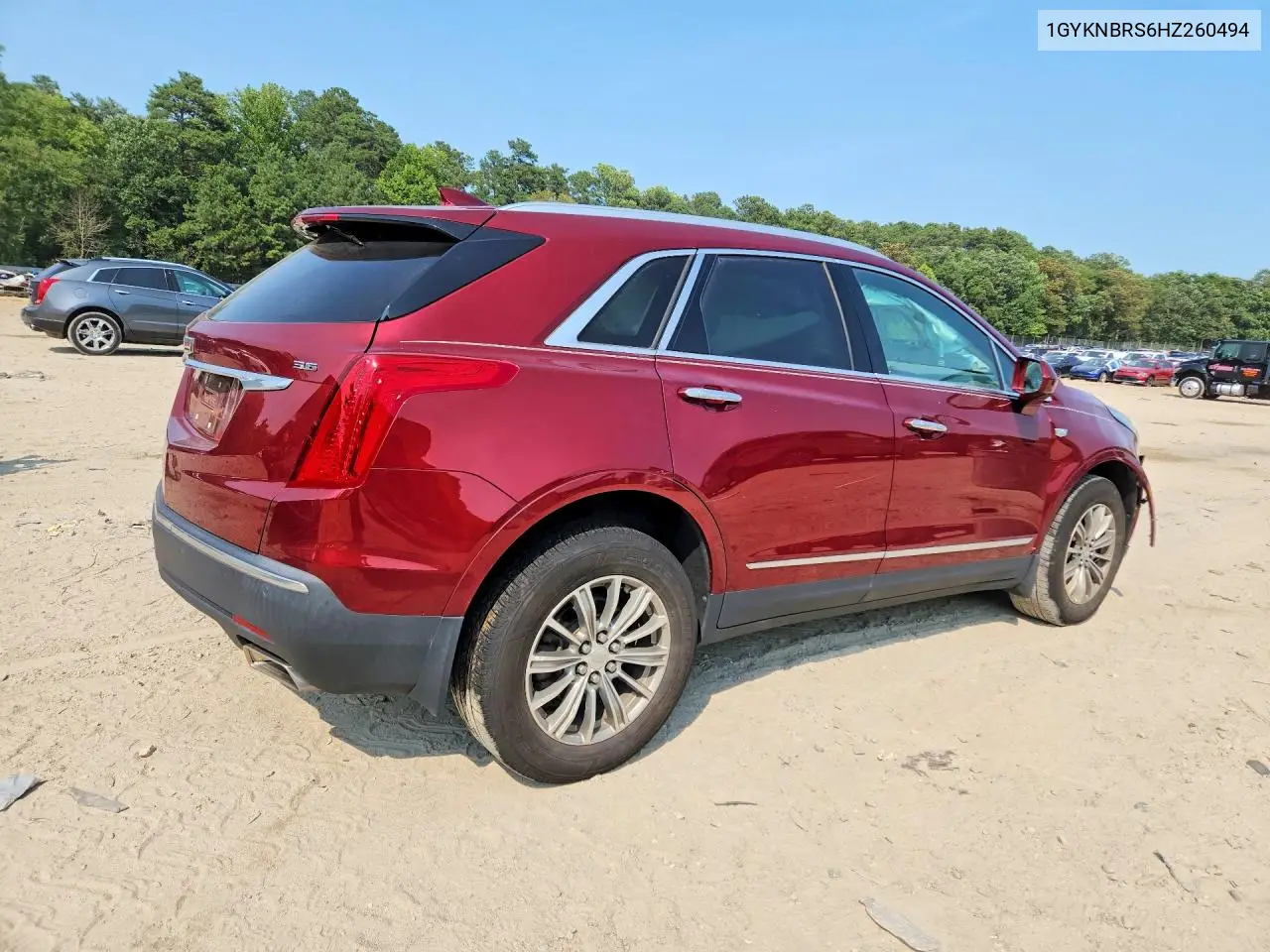 2017 Cadillac Xt5 Luxury VIN: 1GYKNBRS6HZ260494 Lot: 61077296