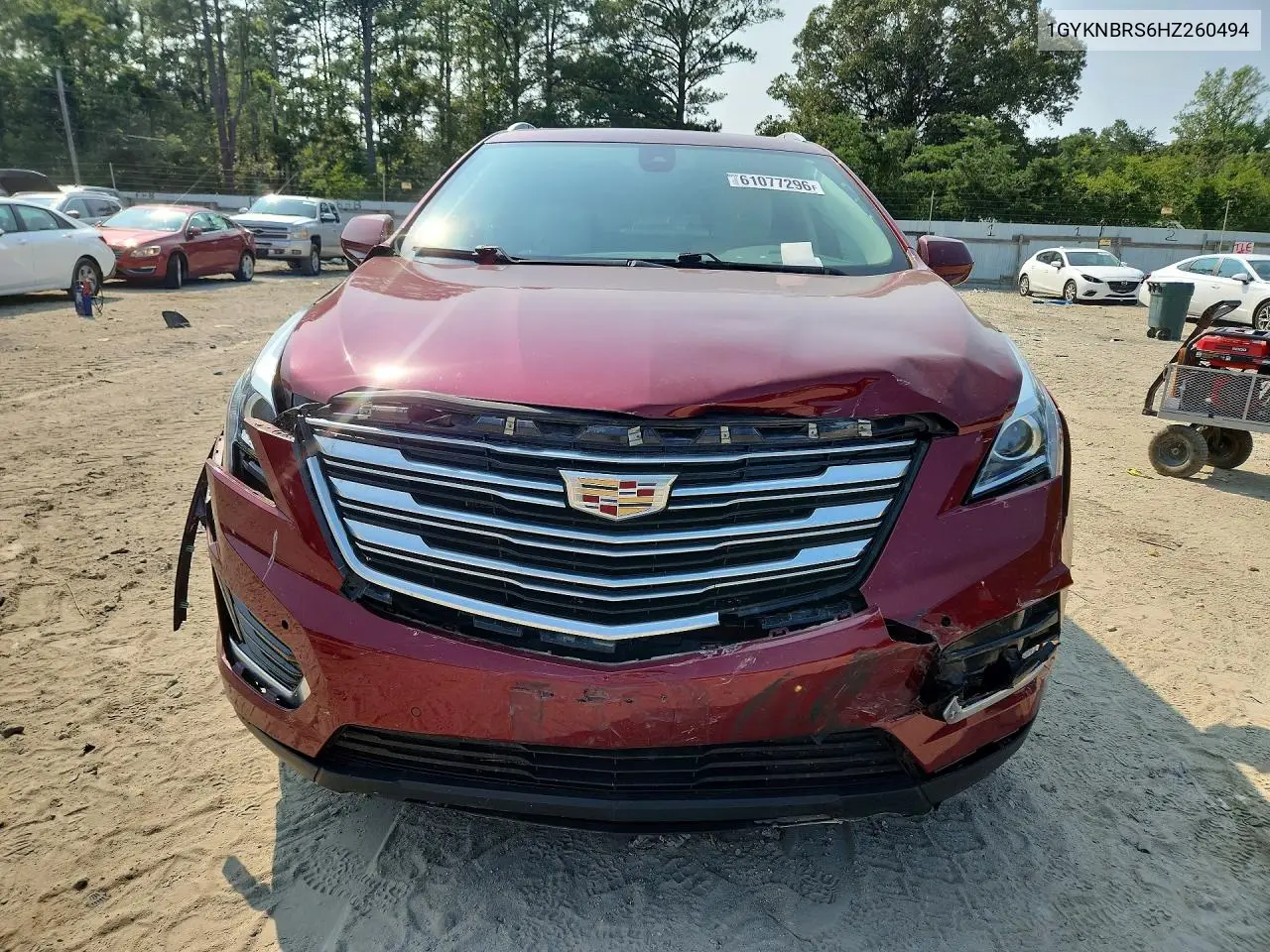 2017 Cadillac Xt5 Luxury VIN: 1GYKNBRS6HZ260494 Lot: 61077296