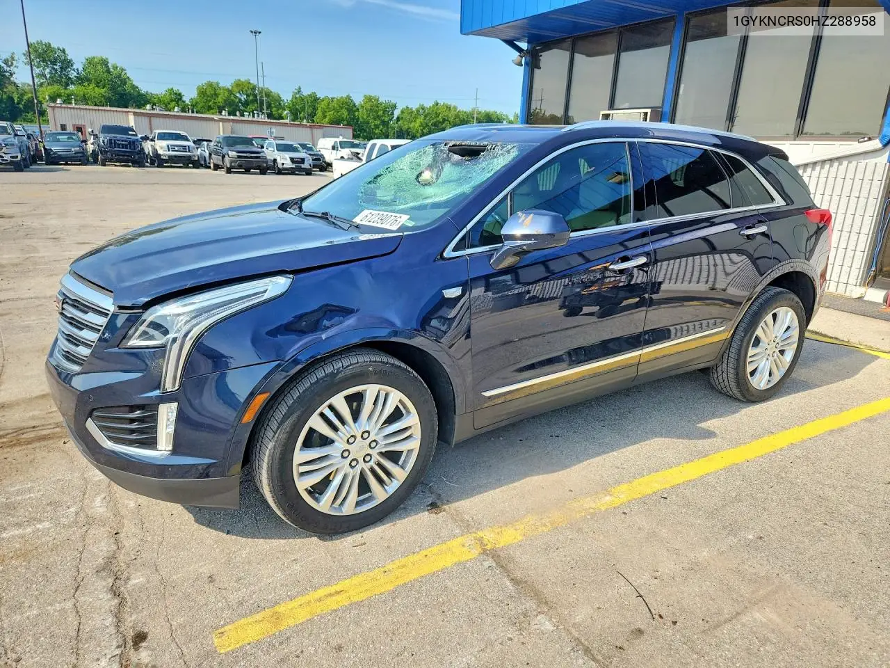 2017 Cadillac Xt5 Premium Luxury VIN: 1GYKNCRS0HZ288958 Lot: 61239076