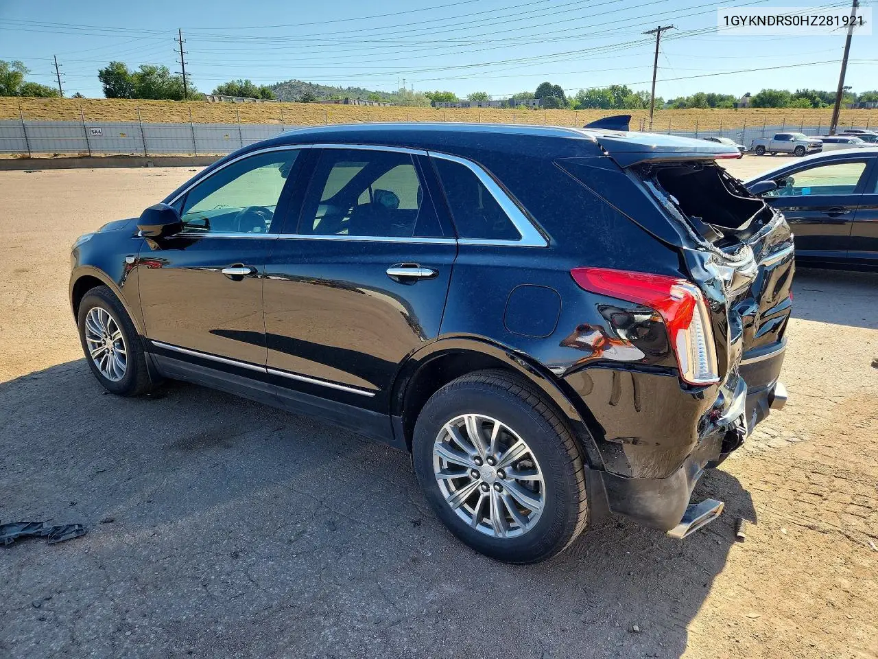 2017 Cadillac Xt5 Luxury VIN: 1GYKNDRS0HZ281921 Lot: 61336596