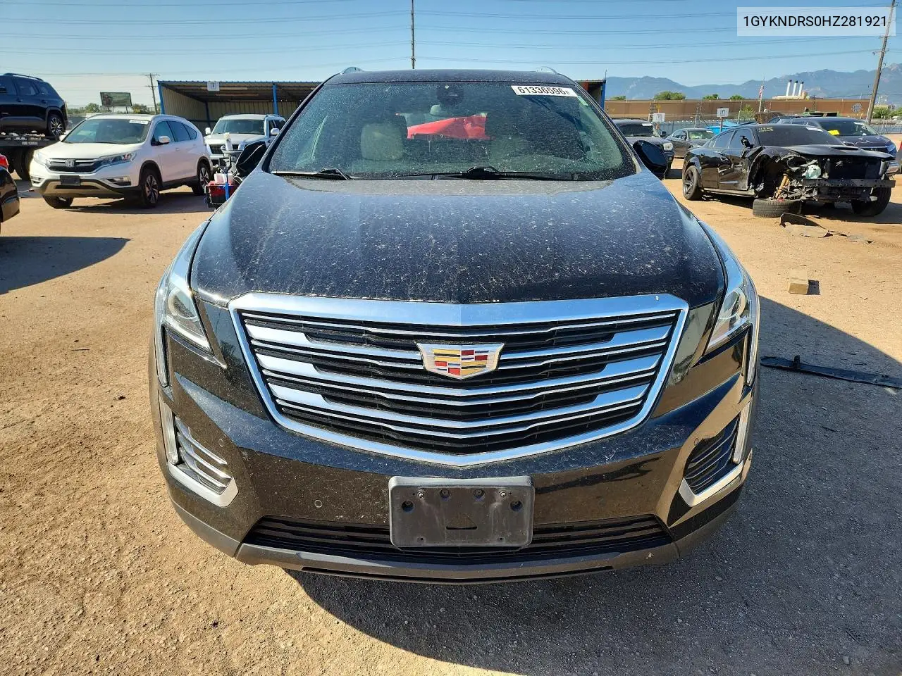 2017 Cadillac Xt5 Luxury VIN: 1GYKNDRS0HZ281921 Lot: 61336596