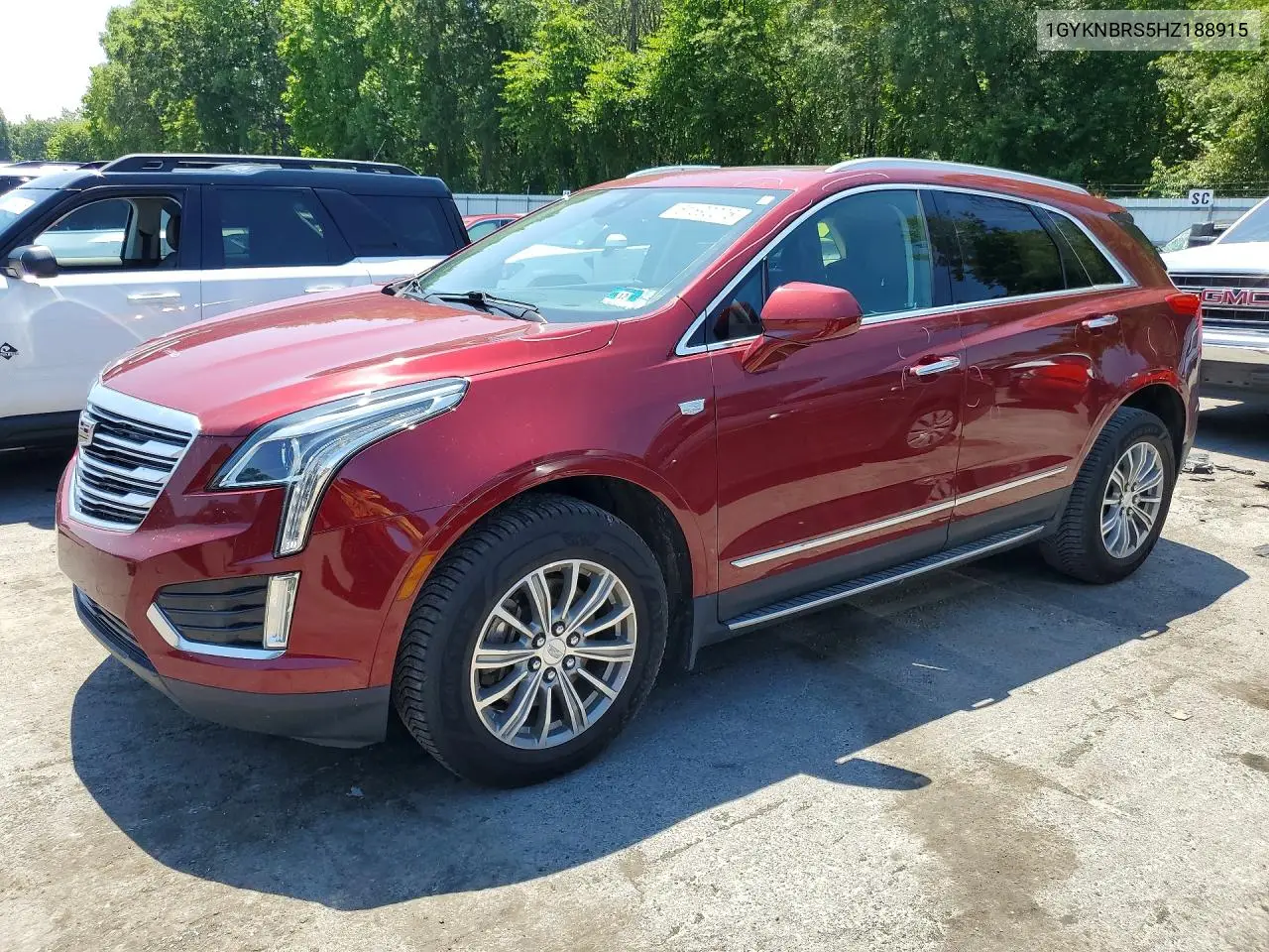 2017 Cadillac Xt5 Luxury VIN: 1GYKNBRS5HZ188915 Lot: 61590276