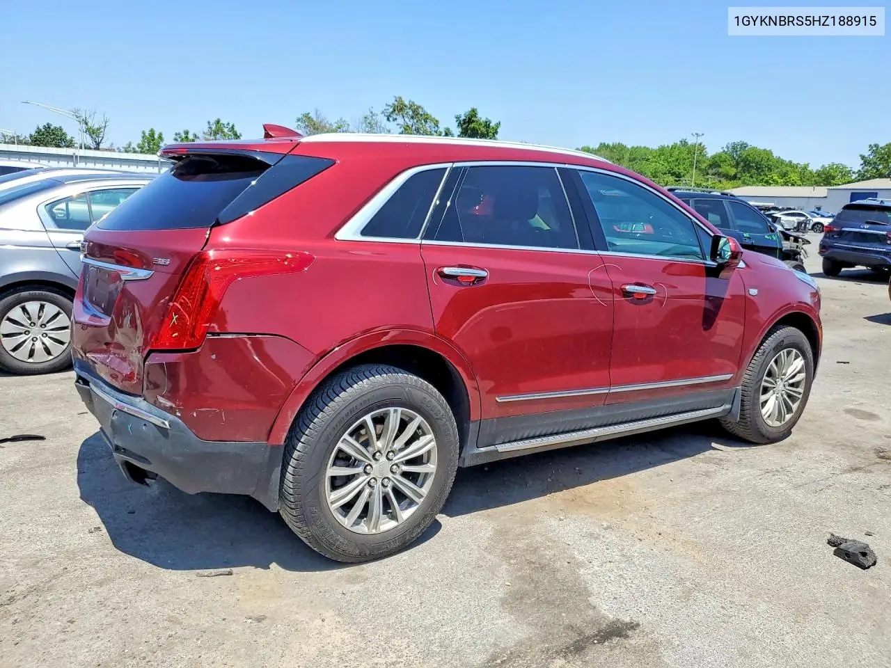 2017 Cadillac Xt5 Luxury VIN: 1GYKNBRS5HZ188915 Lot: 61590276
