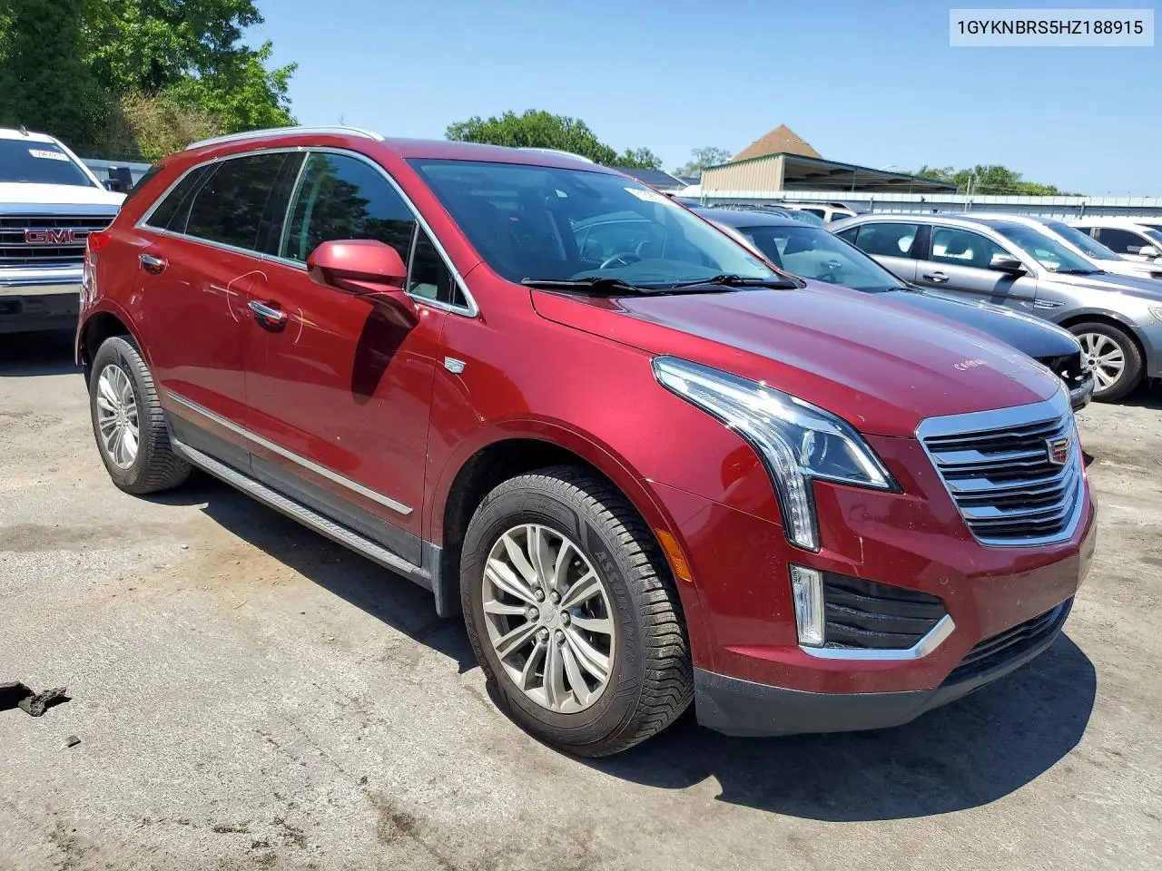 2017 Cadillac Xt5 Luxury VIN: 1GYKNBRS5HZ188915 Lot: 61590276