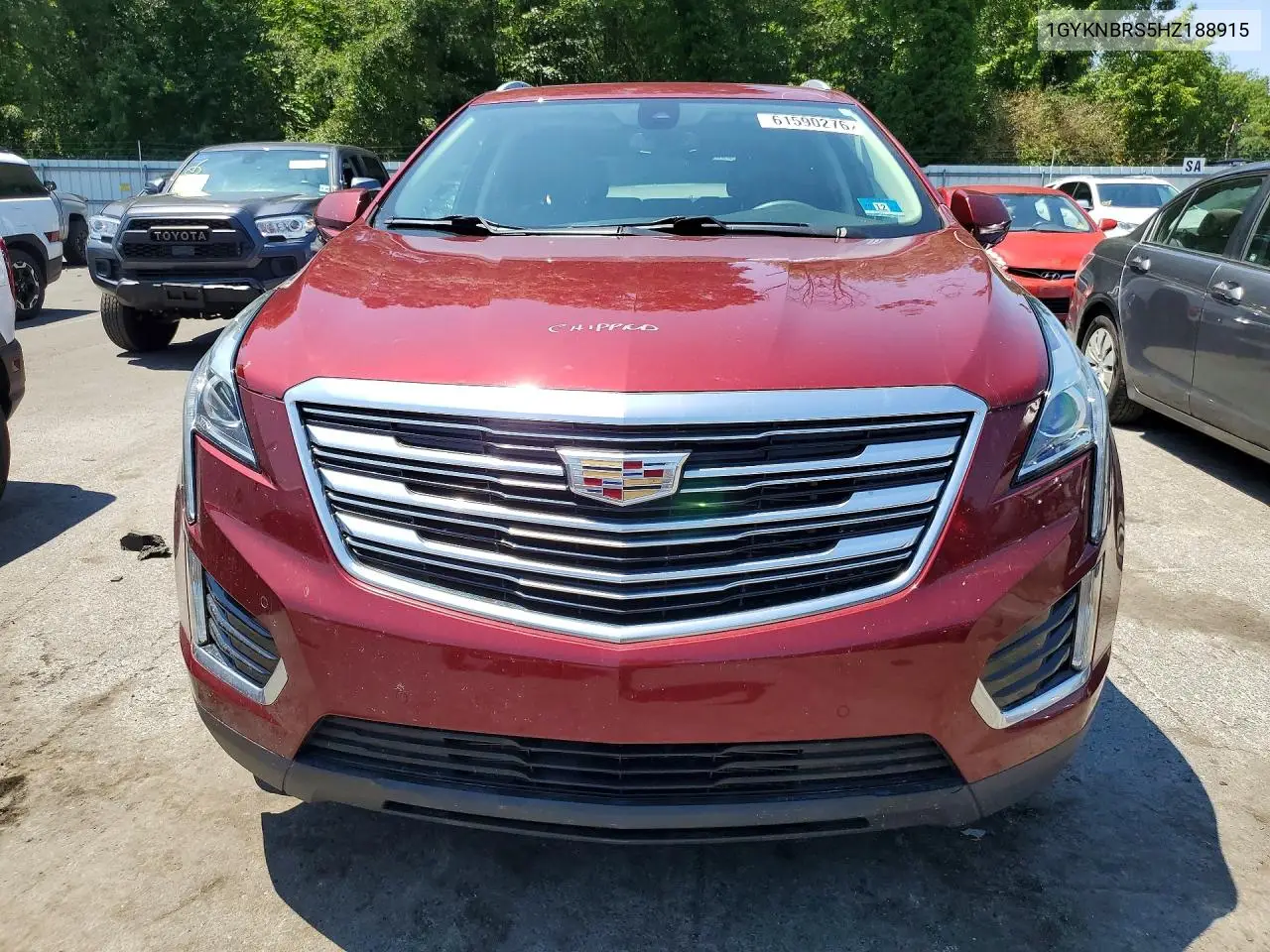 2017 Cadillac Xt5 Luxury VIN: 1GYKNBRS5HZ188915 Lot: 61590276