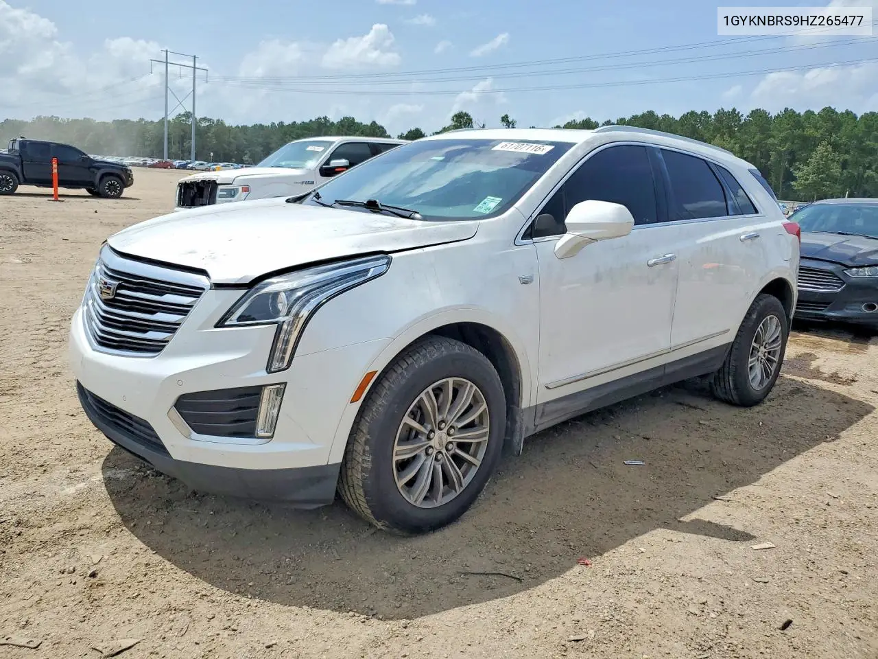 2017 Cadillac Xt5 Luxury VIN: 1GYKNBRS9HZ265477 Lot: 61707116