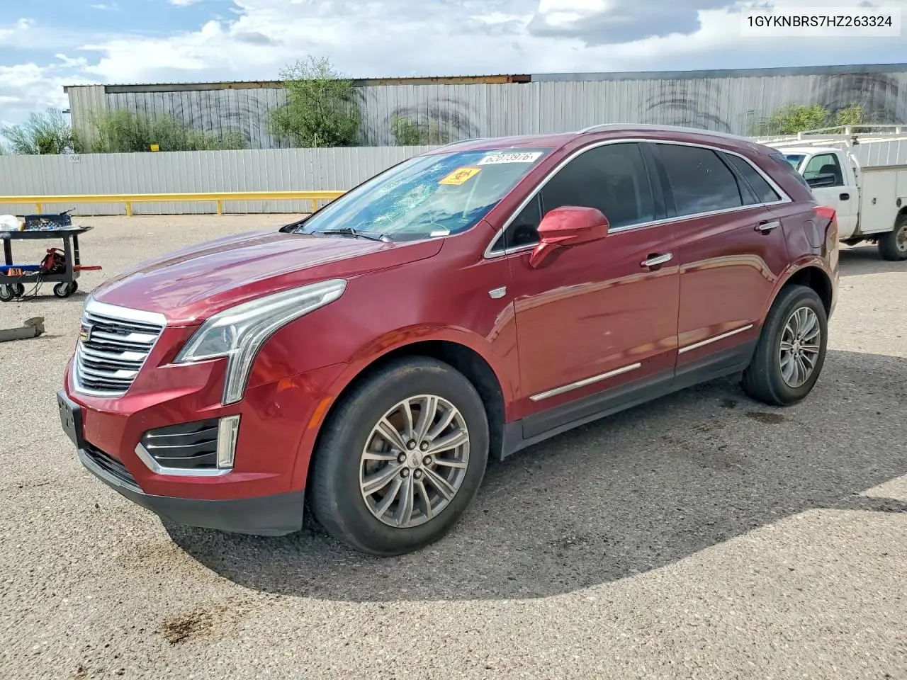 2017 Cadillac Xt5 Luxury VIN: 1GYKNBRS7HZ263324 Lot: 62073976